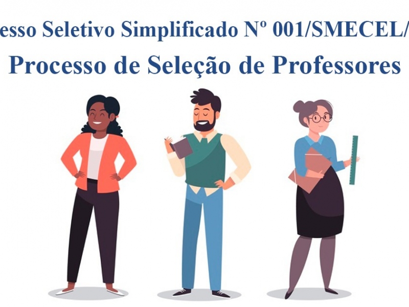 EDITAL PROCESSO SELETIVO SIMPLIFICADO Nº 001/SMECEL/2021